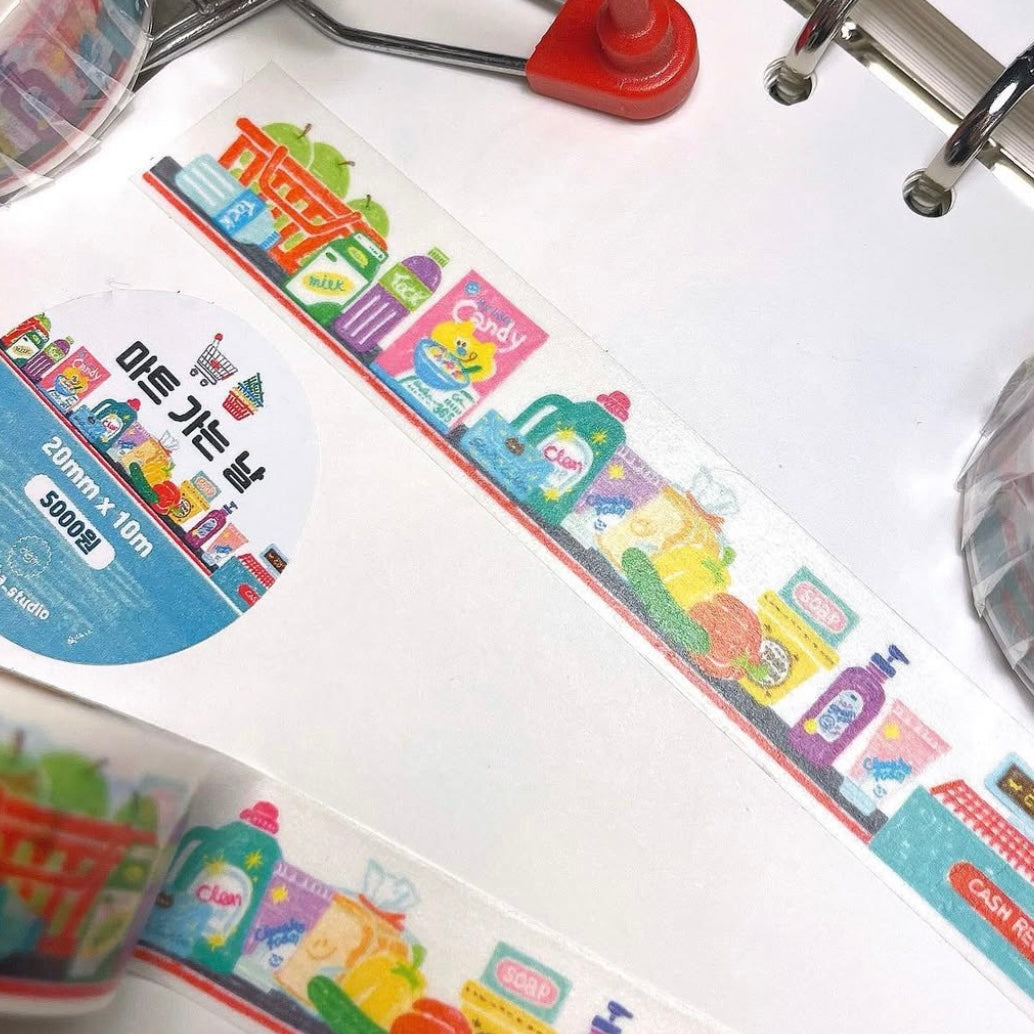 Abuba Studio Check Out Washi Tape - Dandy Mail