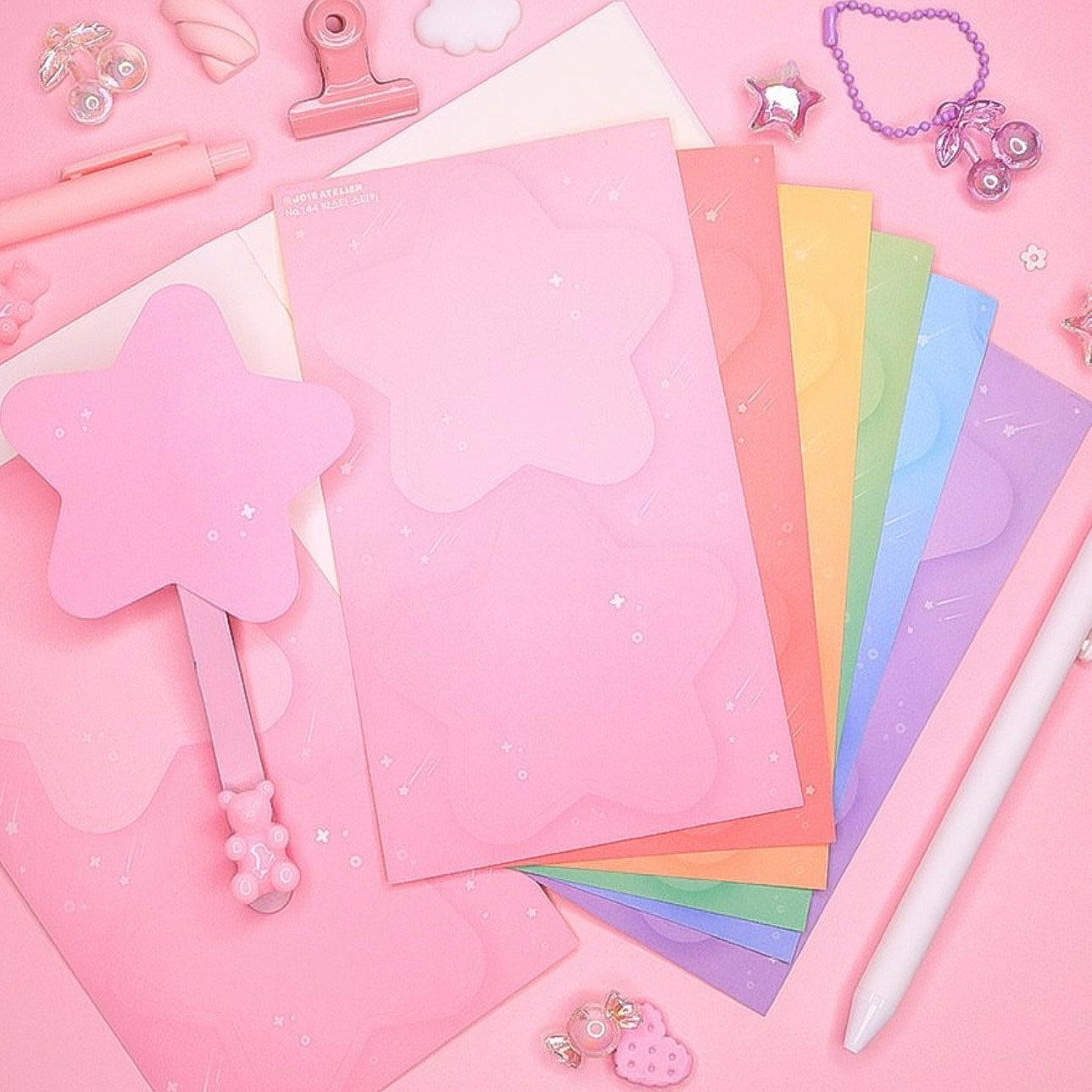 Joie Atelier Large Star Memo Sticker Pack - Dandy Mail