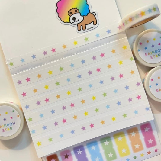 Zeki Bear Star Washi Tape Roll
