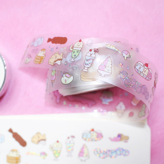 KimKimLab Ice Cream Lovers Club Kiss-cut Sticker Roll - Dandy Mail