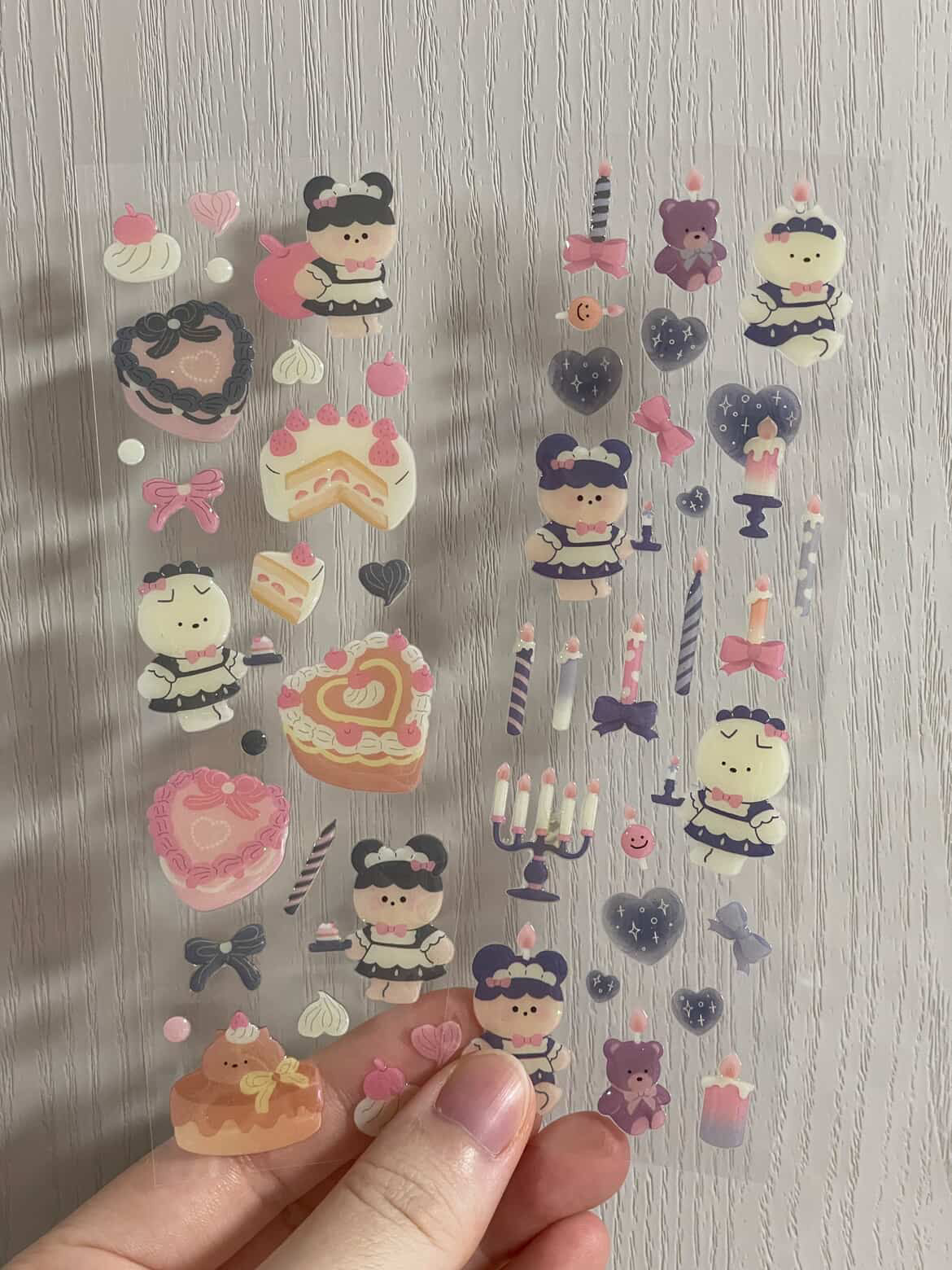Ato and Bandi Sparkle Acrylic Sticker Sheets - Dandy Mail