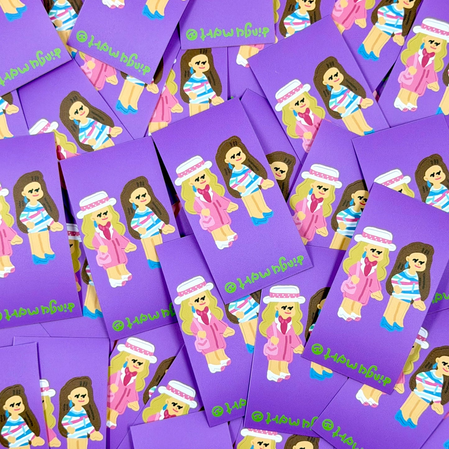Dandy Mail x Dinga Mart Small Retro Toy Sticker Pack