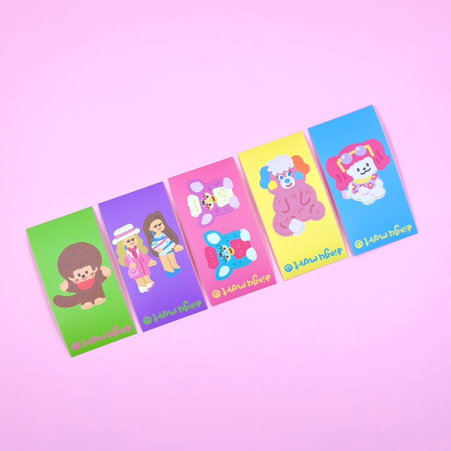 Dandy Mail x Dinga Mart Small Retro Toy Sticker Pack