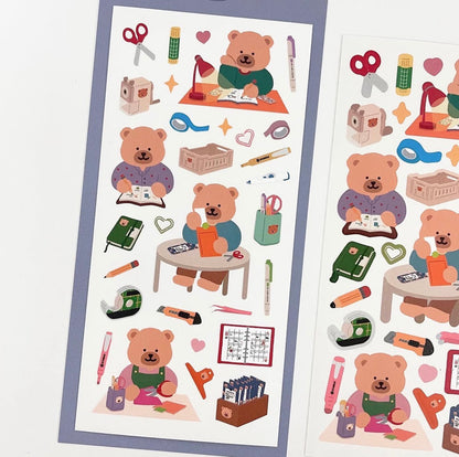 Poly Bear Diary Decoration Sticker Sheet
