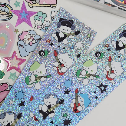 Catdabang Holographic Kitties Sticker Sheet - Dandy Mail