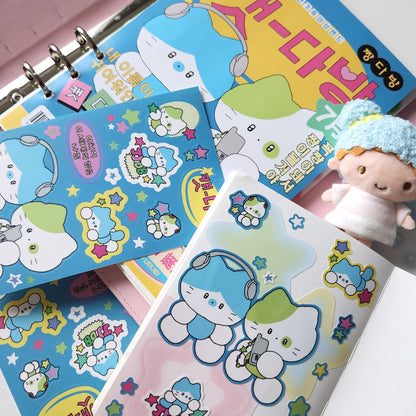 Catdabang JJDB Sticker Sheet - Dandy Mail