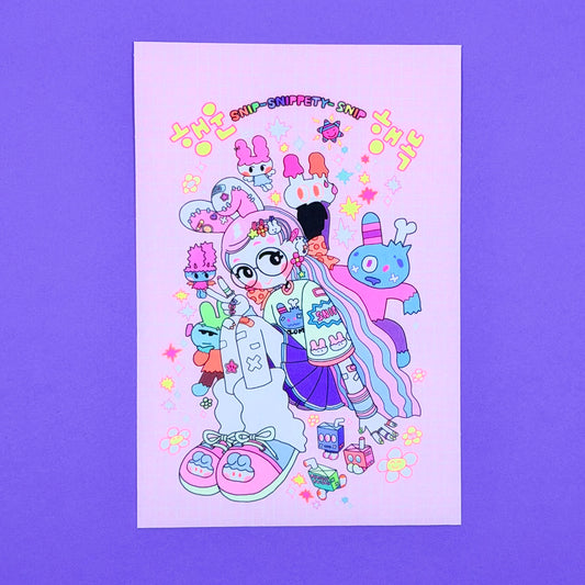 Leenahoo Strange Rabbits Large Sticker - Dandy Mail