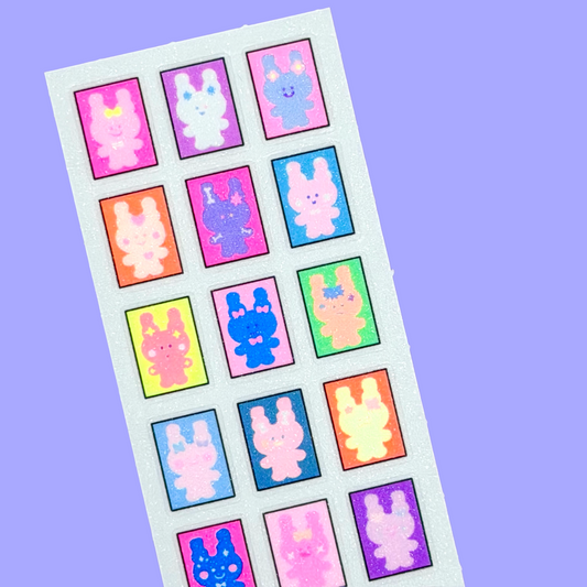 Leenahoo Glitter Weird Rabbits - Dandy Mail