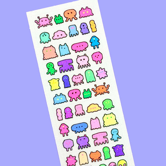 Leenahoo Tiny Alien Sticker Sheet - Dandy Mail