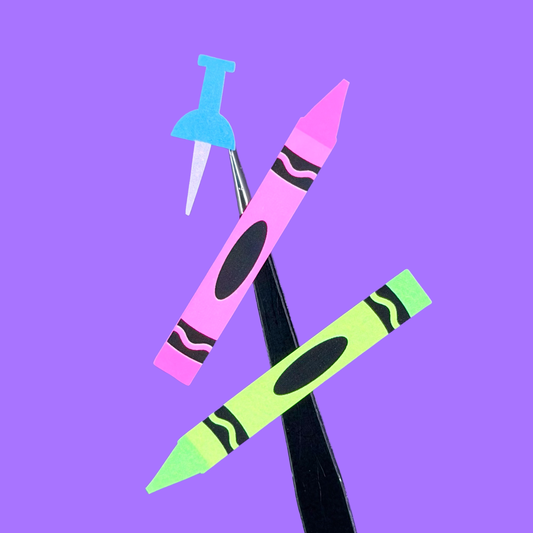 Dandy Minis Crayon Sticker Sheet - Dandy Mail