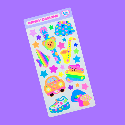 Dandy Designs Cute Things 1 Sticker Sheet - Dandy Mail