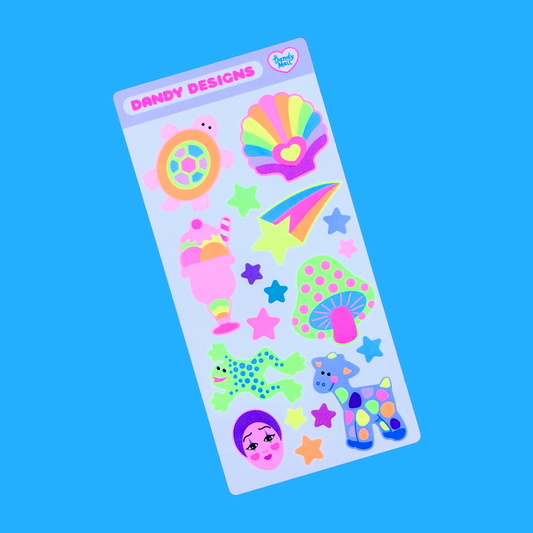 Dandy Designs Cute Things 2 Sticker Sheet - Dandy Mail