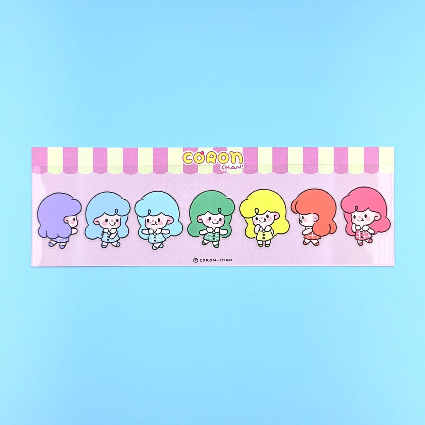 Coron Rainbow Girls Sticker Sheet - Dandy Mail