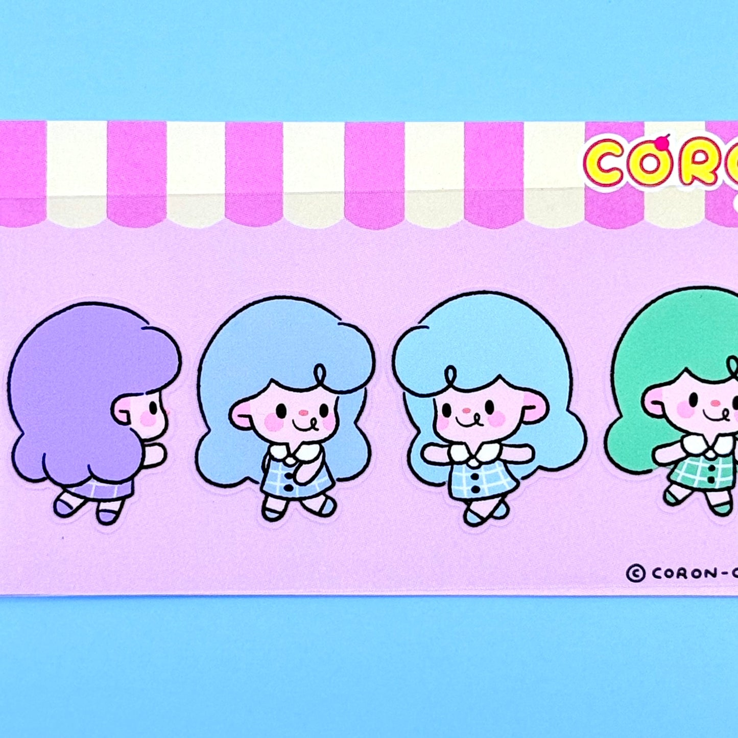Coron Rainbow Girls Sticker Sheet - Dandy Mail