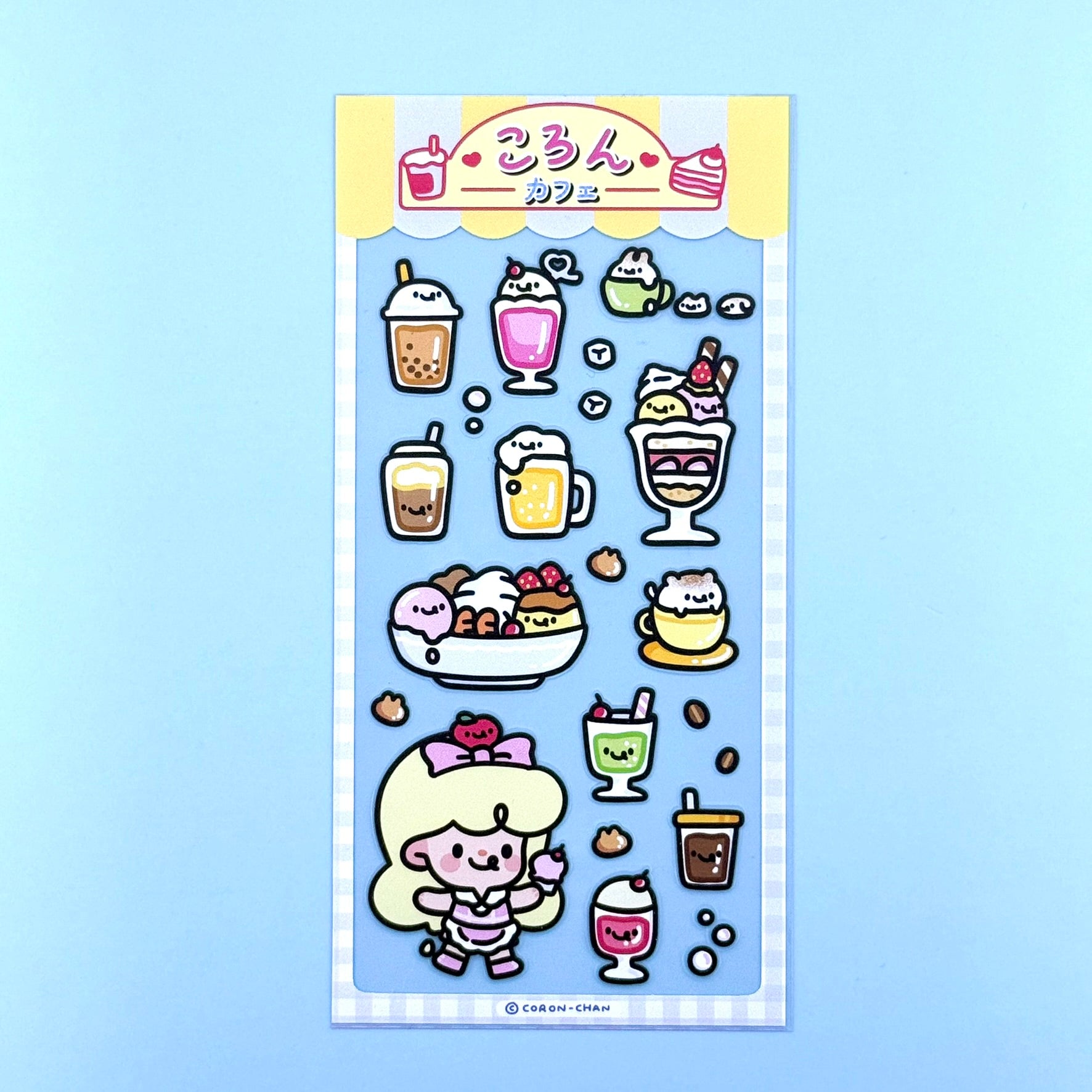 Coron Cafe Sticker Sheets - Dandy Mail