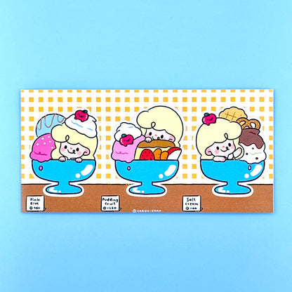 Coron Ice Cream Sundaes & Cones Sticker Sheets - Dandy Mail