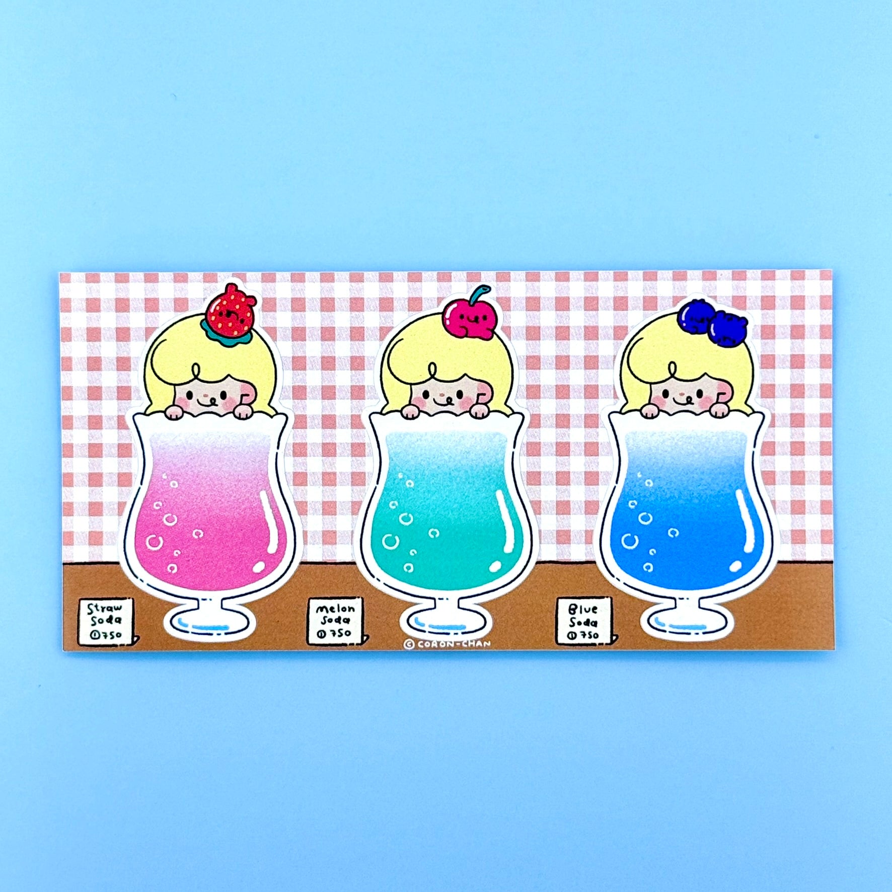Coron Shake and Soda Sticker Sheets - Dandy Mail
