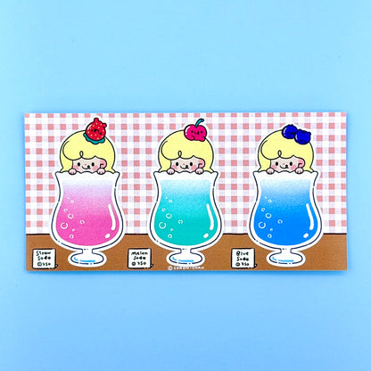 Coron Shake and Soda Sticker Sheets - Dandy Mail