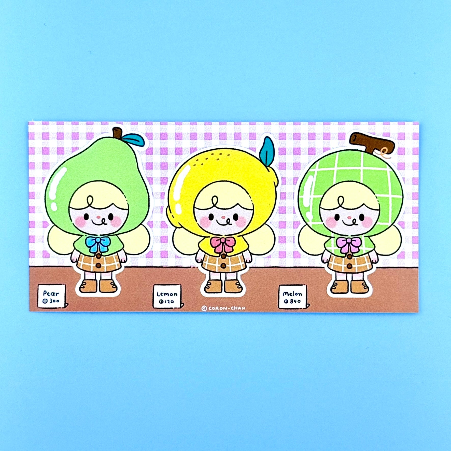 Coron Citrus and Sweet Sticker Sheets - Dandy Mail