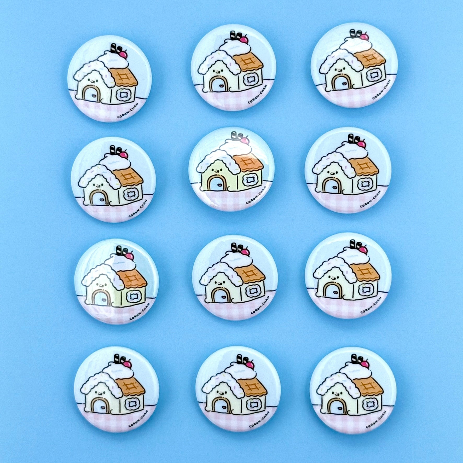 Coron Dessert House Button - Dandy Mail