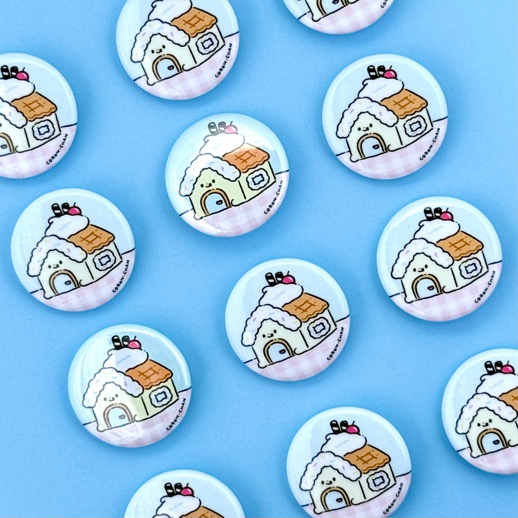 Coron Dessert House Button - Dandy Mail