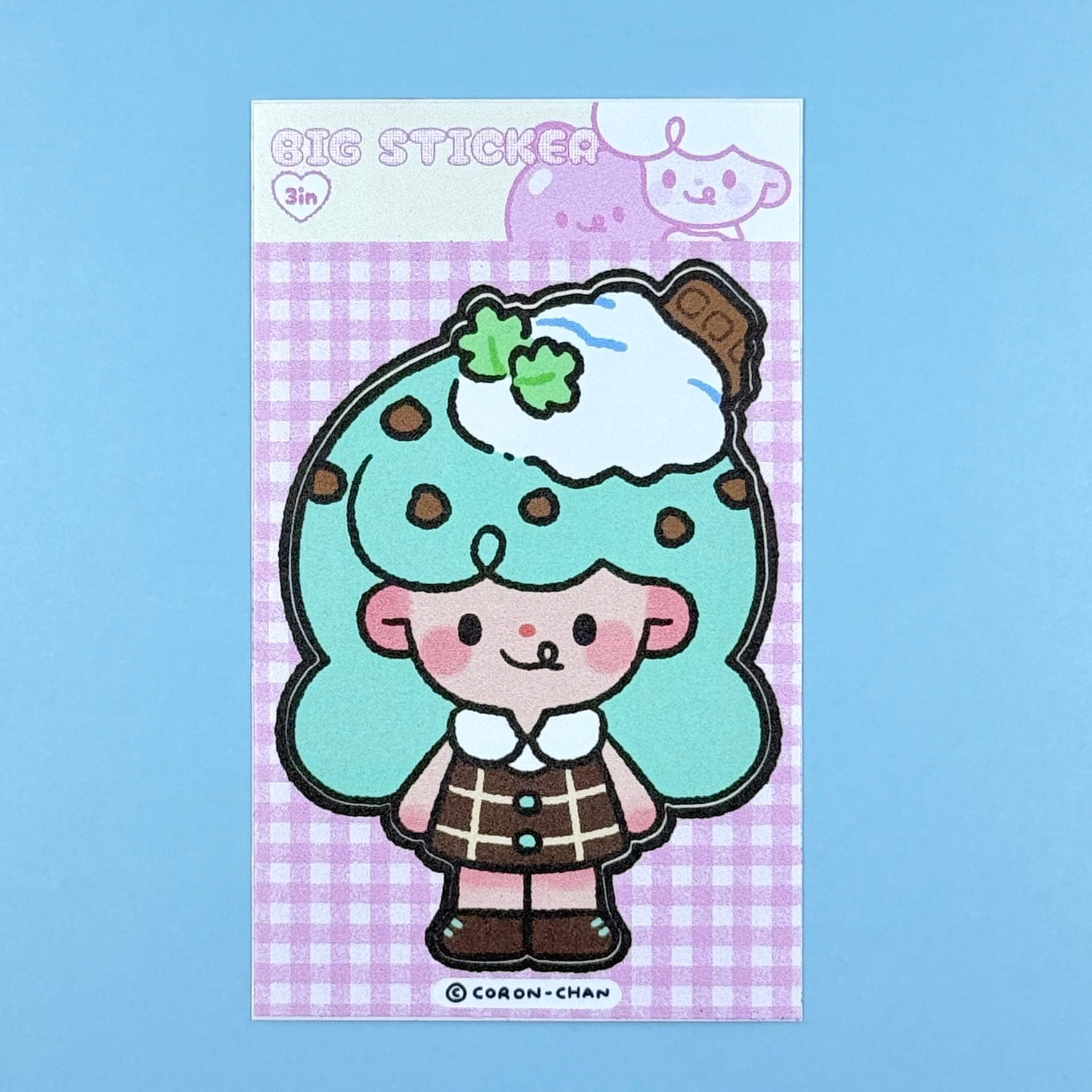 Coron Ice Cream Girls Sticker - Dandy Mail