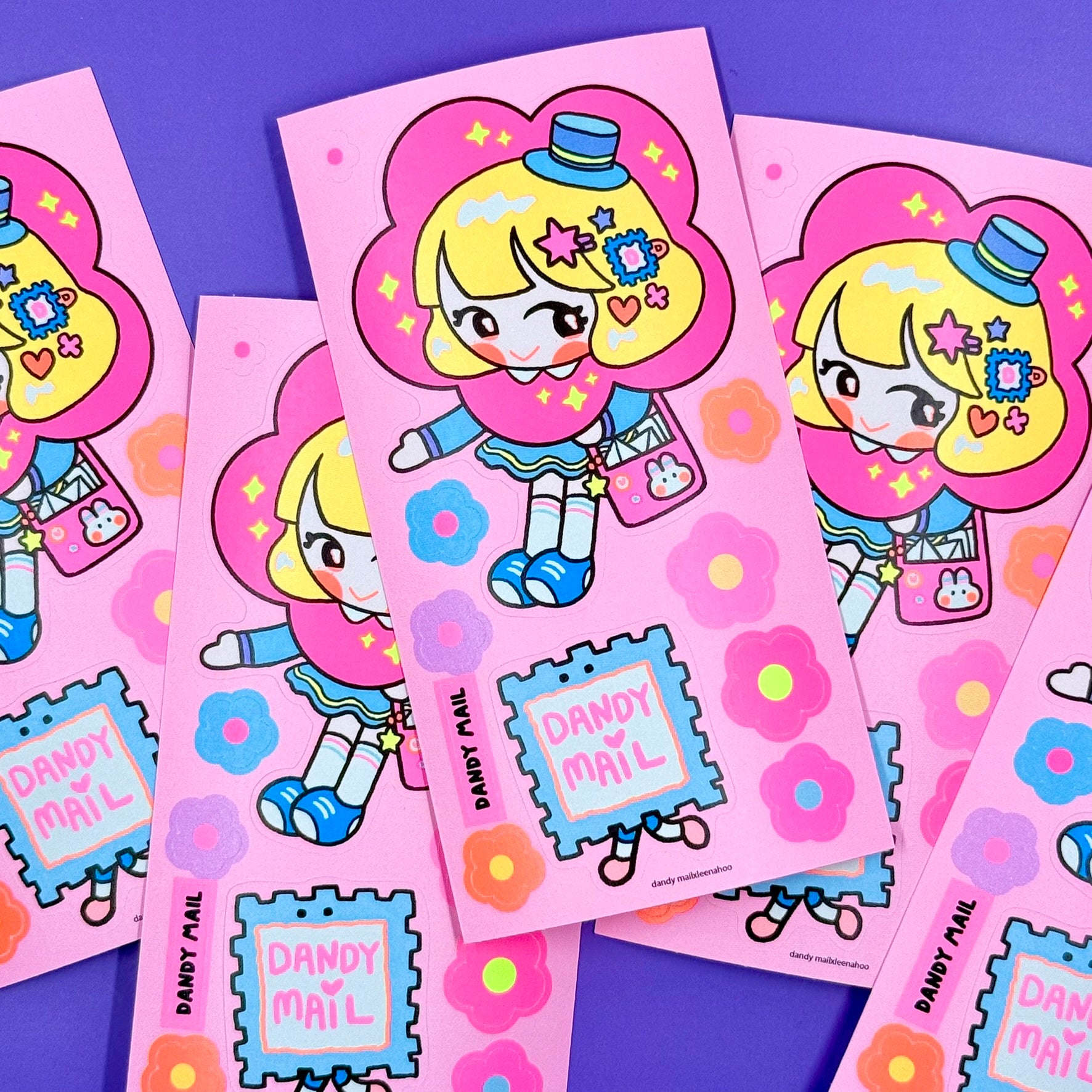 Dandy Mail x Leenahoo Exclusive Sticker Sheet - Dandy Mail