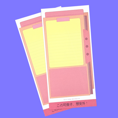 Leenahoo Space Girl Memo Sticker & Strips Pack - Dandy Mail