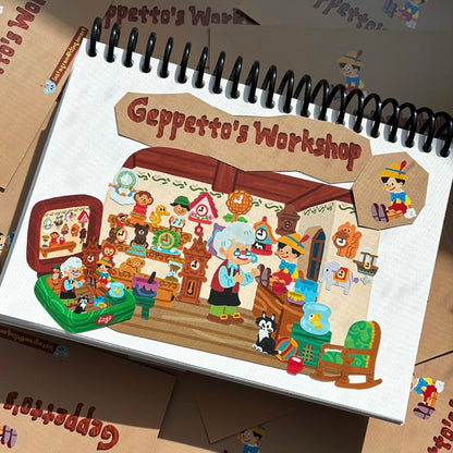 Dinga Mart Geppetto's Workshop Sticker Sheet