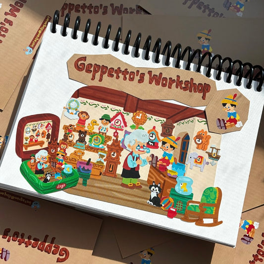 Dinga Mart Geppetto's Workshop Sticker Sheet