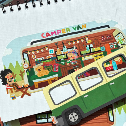 Dinga Mart Camper Van Sticker Sheet - Dandy Mail