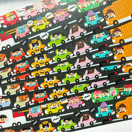 Dinga Mart Traffic Jam Sticker Sheet - Dandy Mail