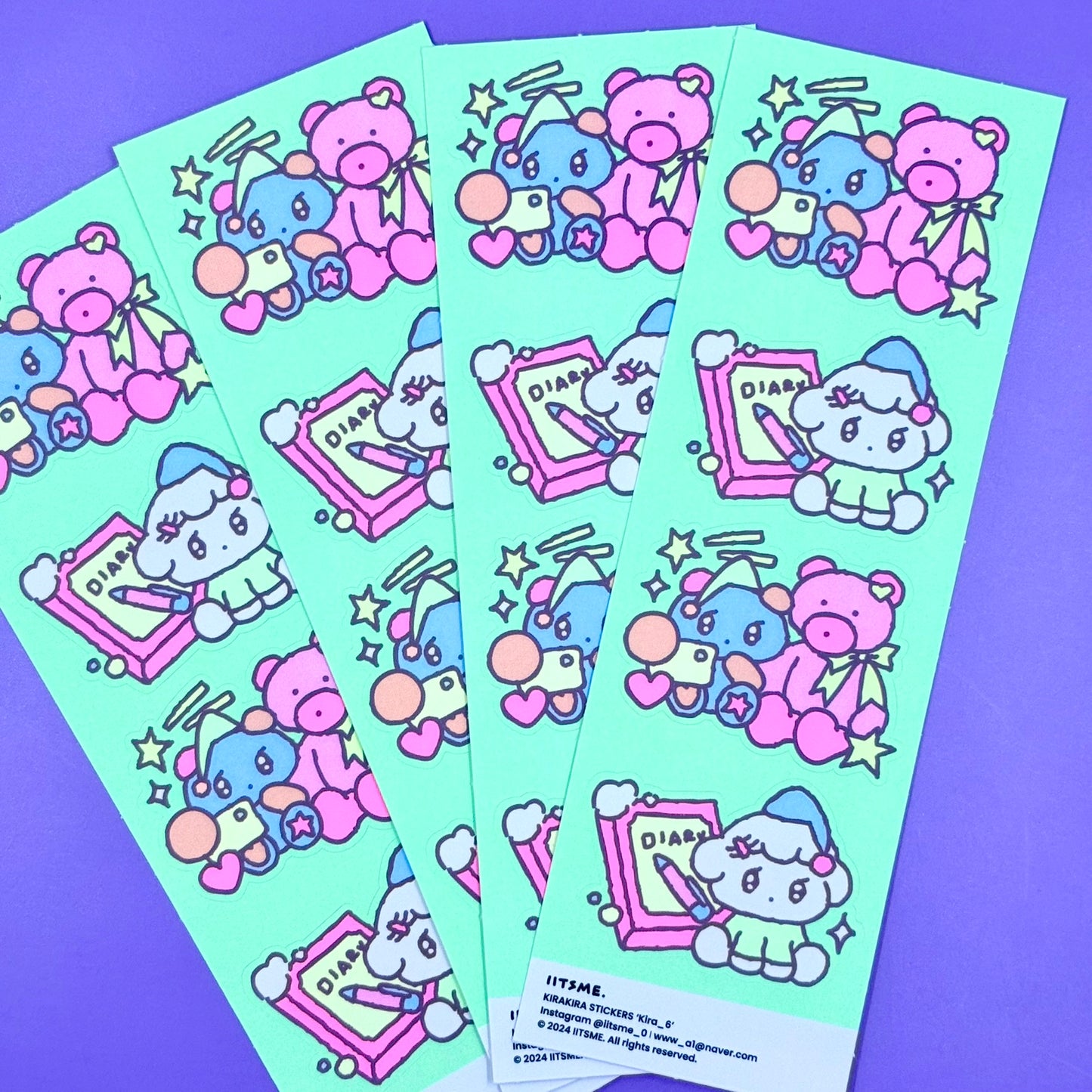 IITS ME Kira_6 Sticker Sheet