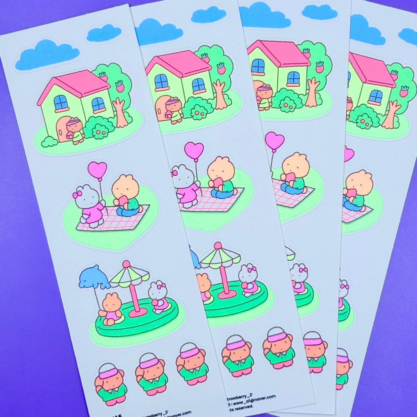 IITS ME Strawberry_2 Sticker Sheet