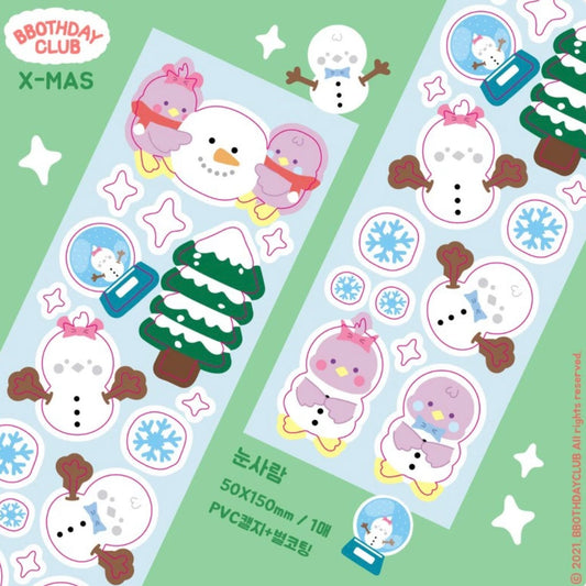 Bbothday Club Snowbird Sticker Sheet - Dandy Mail
