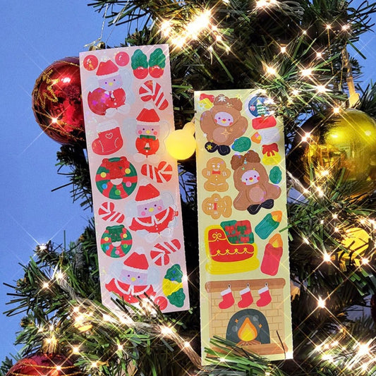 Bbothday Club Christmas Character Sticker Sheet
