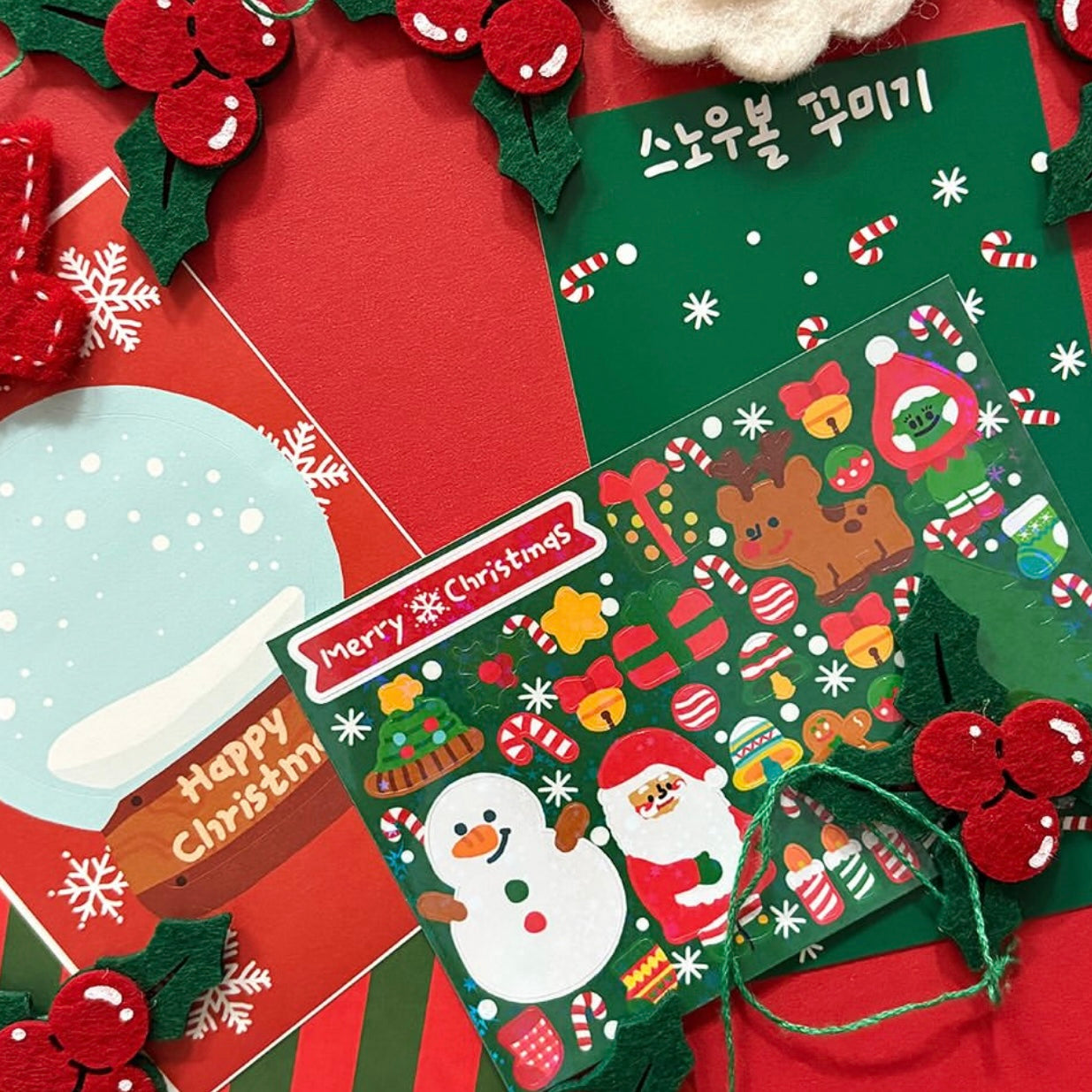 Dinga Mart 2024 Christmas Sticker Pack