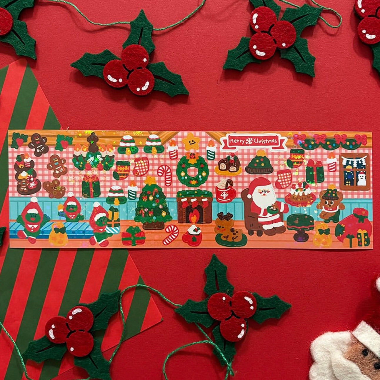 Dinga Mart 2024 Christmas Sticker Pack