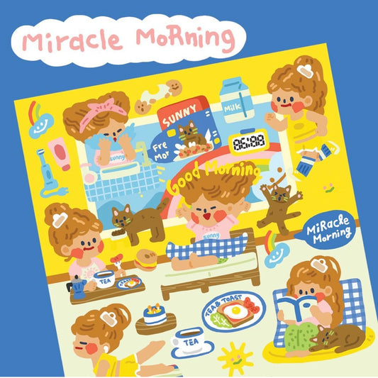 Dinga Mart Miracle Morning Sticker Sheet