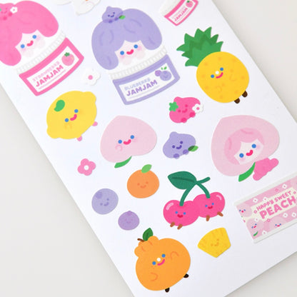 Recorder Factory Fruit Seal Sticker Sheet
