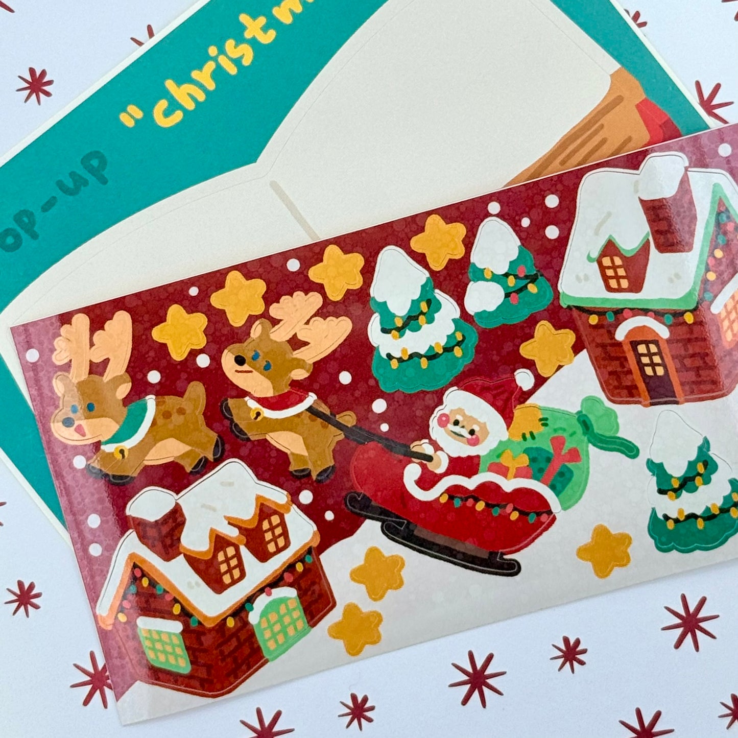 Dinga Mart "Pop-up" Christmas Sticker Sheet - Dandy Mail