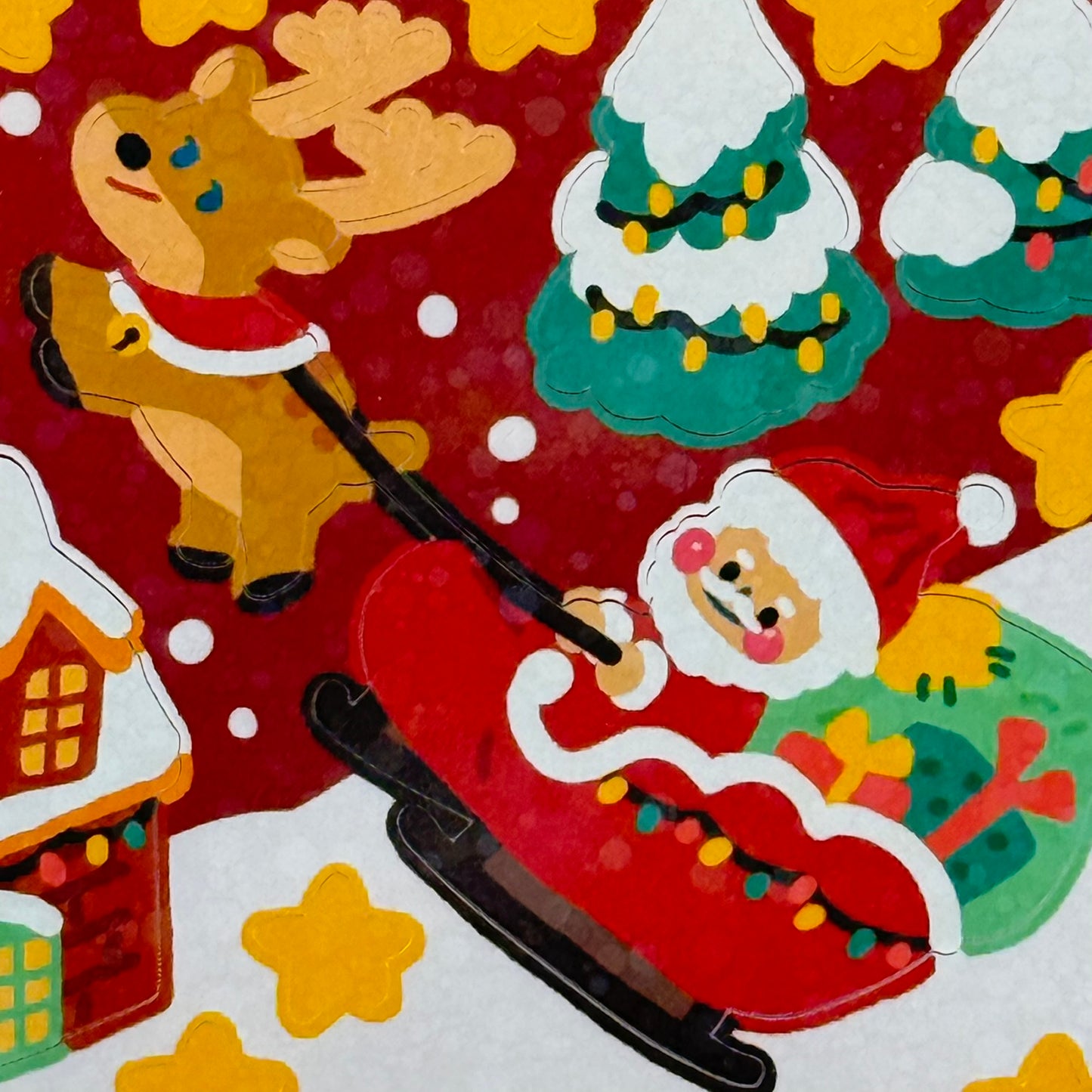 Dinga Mart "Pop-up" Christmas Sticker Sheet - Dandy Mail