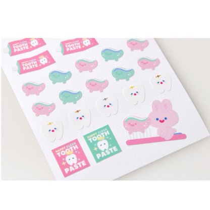 Recorder Factory Chika Poka Seal Sticker Sheet