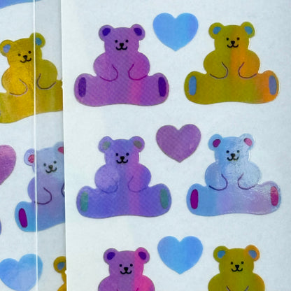 Koguri Sitting Bears 1 Sticker Sheet