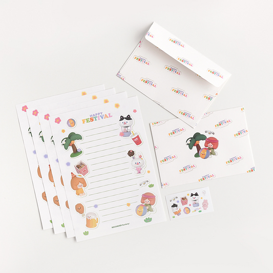 Recorder Factory Happy Festival Letter Set