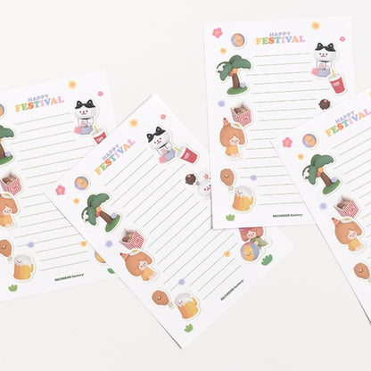 Recorder Factory Happy Festival Letter Set