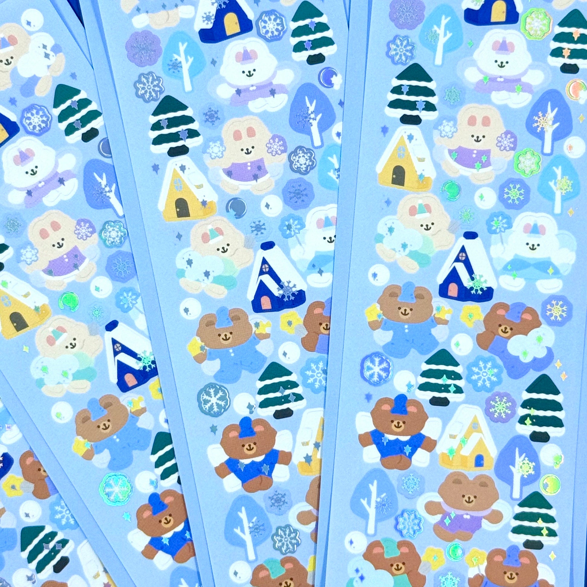Oh Zakka Winter Wonderland Sticker Sheet - Dandy Mail