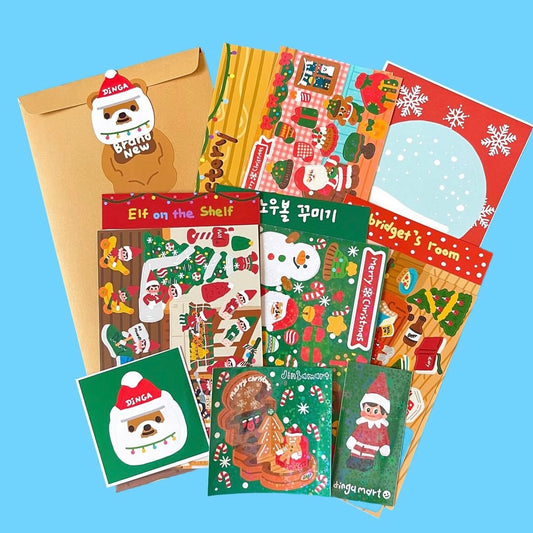 Dinga Mart 2024 Christmas Sticker Pack