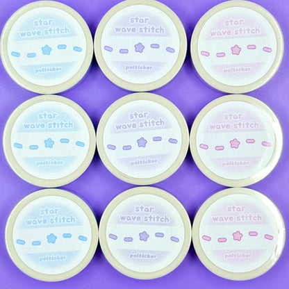 Polticker Star Wave Stitch Washi Tape