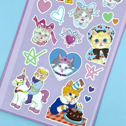 Autumn Fruits Girly Seal Sticker Sheet